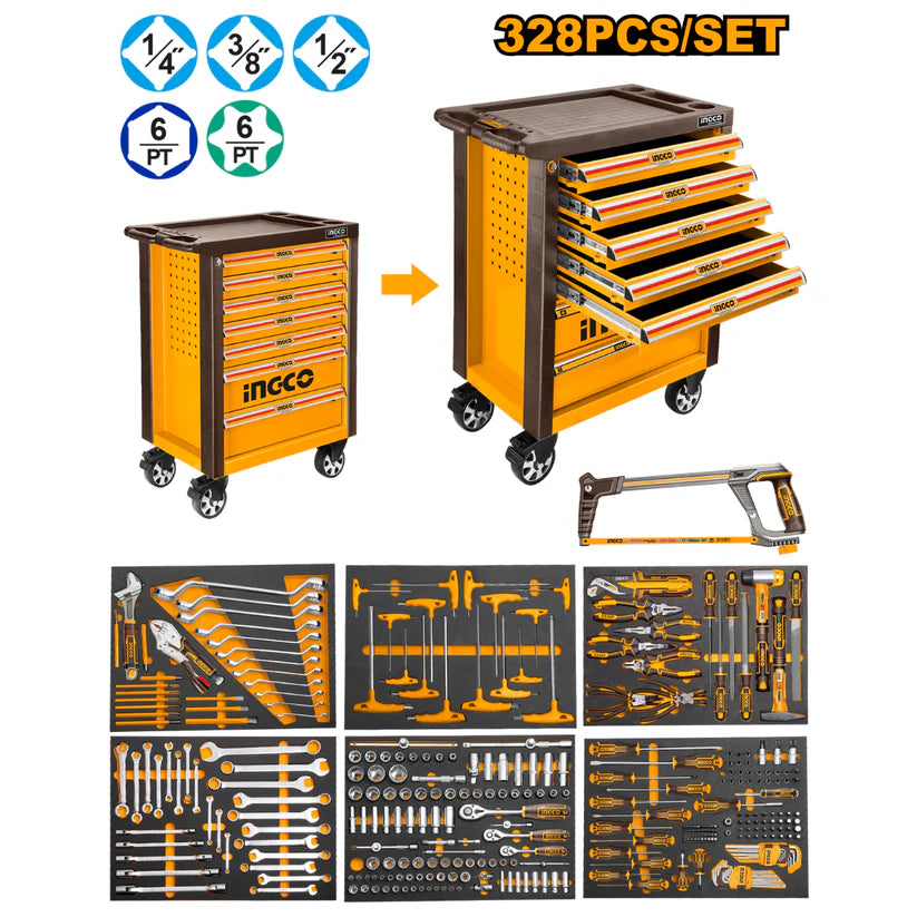 Special - Ingco Tool Chest Set 328 pcs